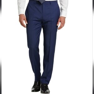 CALVIN KLEIN NATURAL WOOL DRESS PANTS 34X32